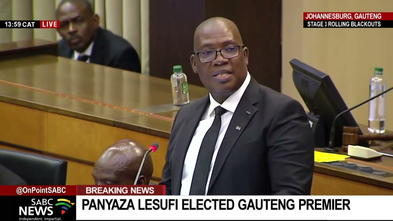 Panyaza Lesufi elected Gauteng Premier