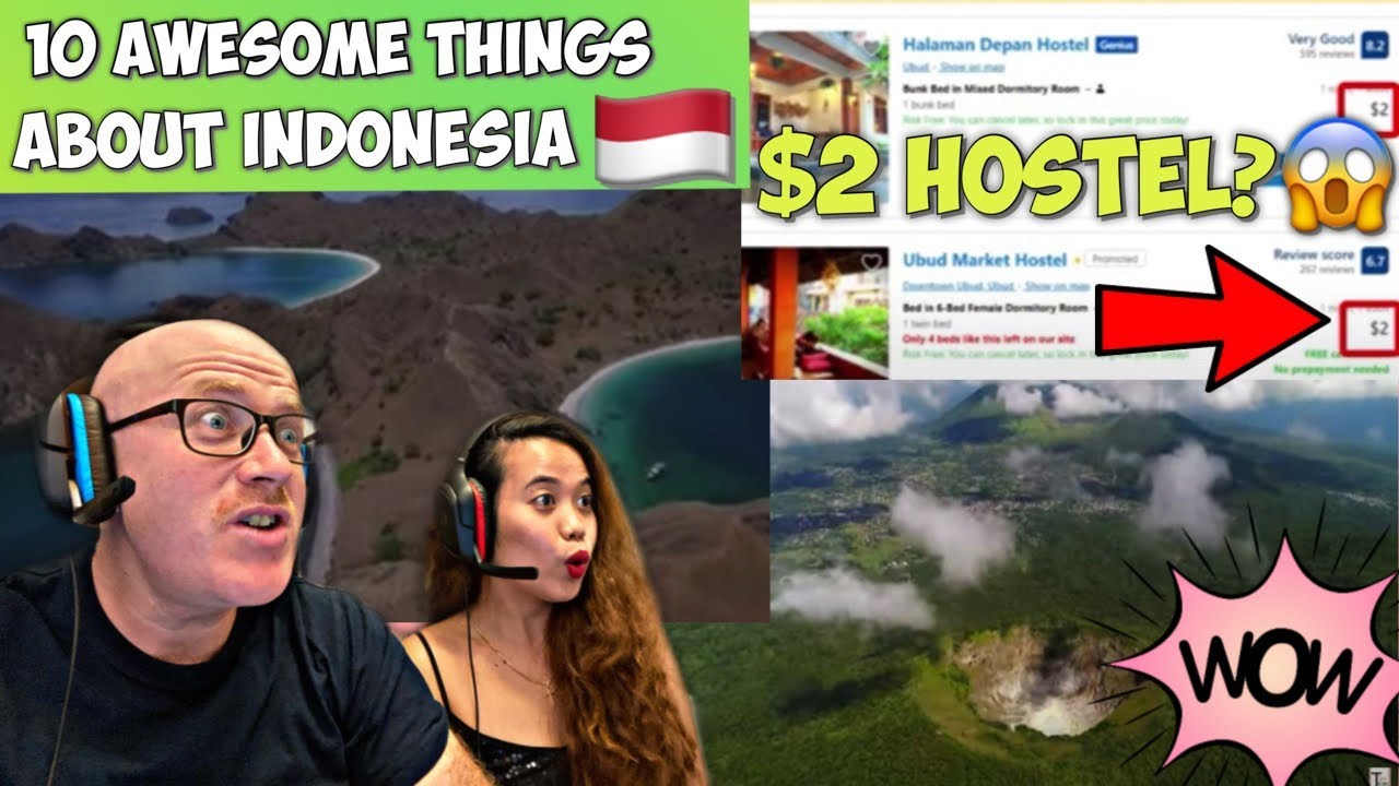 10 AWESOME THINGS ABOUT INDONESIA | REACTION!🇮🇩