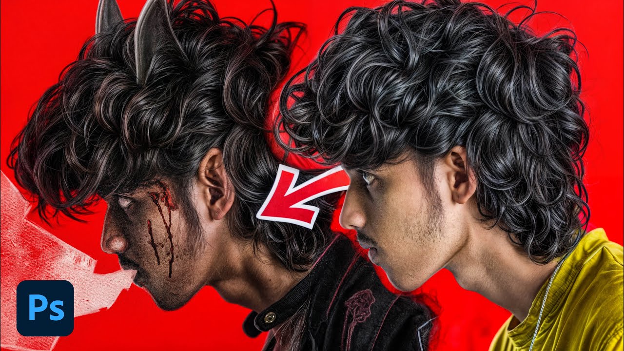 How I Made this Profile Picture in Photoshop ?