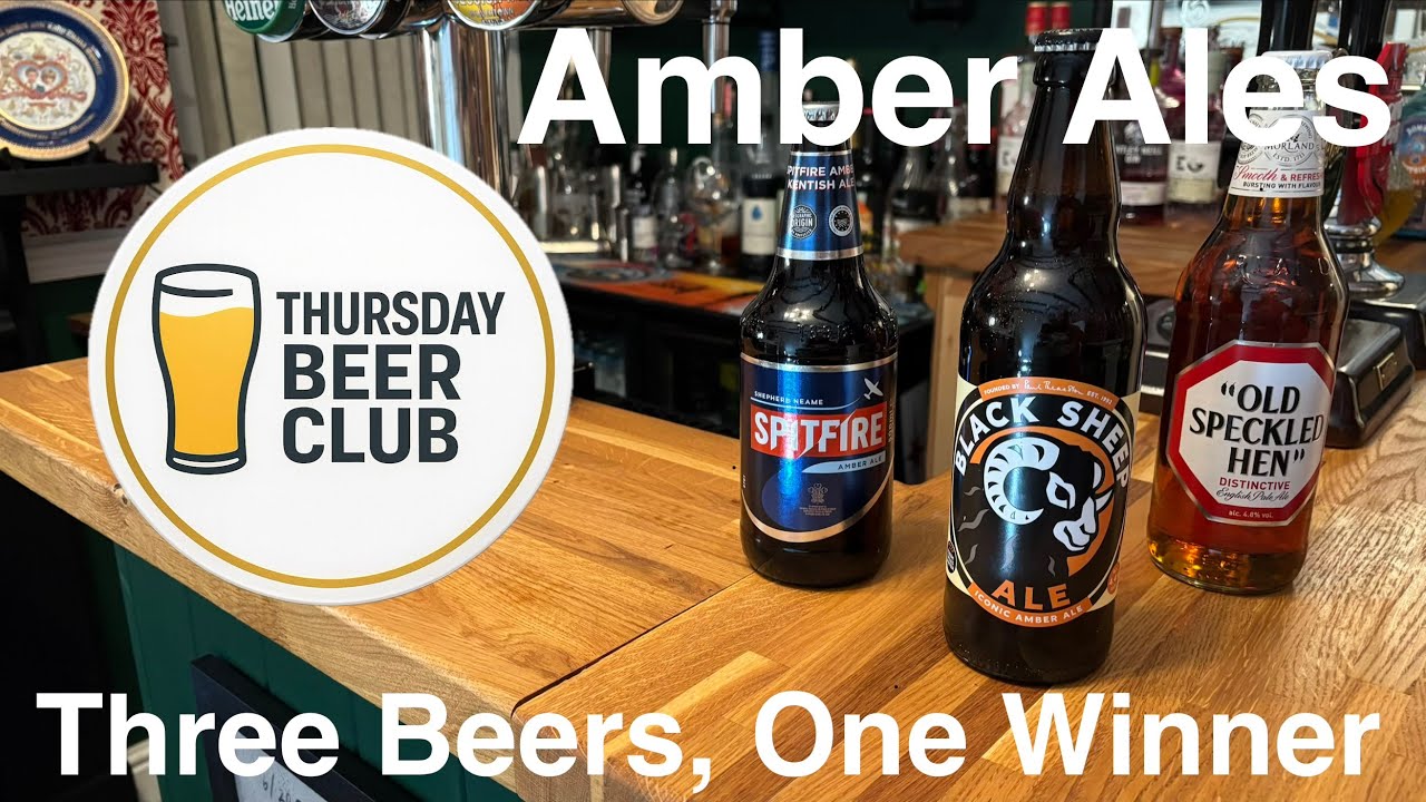 Amber Ale Review - Old Speckled Hen, Spitfire Ale & Black Sheep Ale Tasting #beer #foodie #drink
