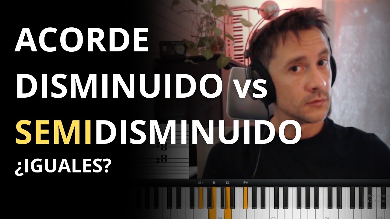 Acorde disminuido vs semidisminuido: Lo estás entendiendo mal