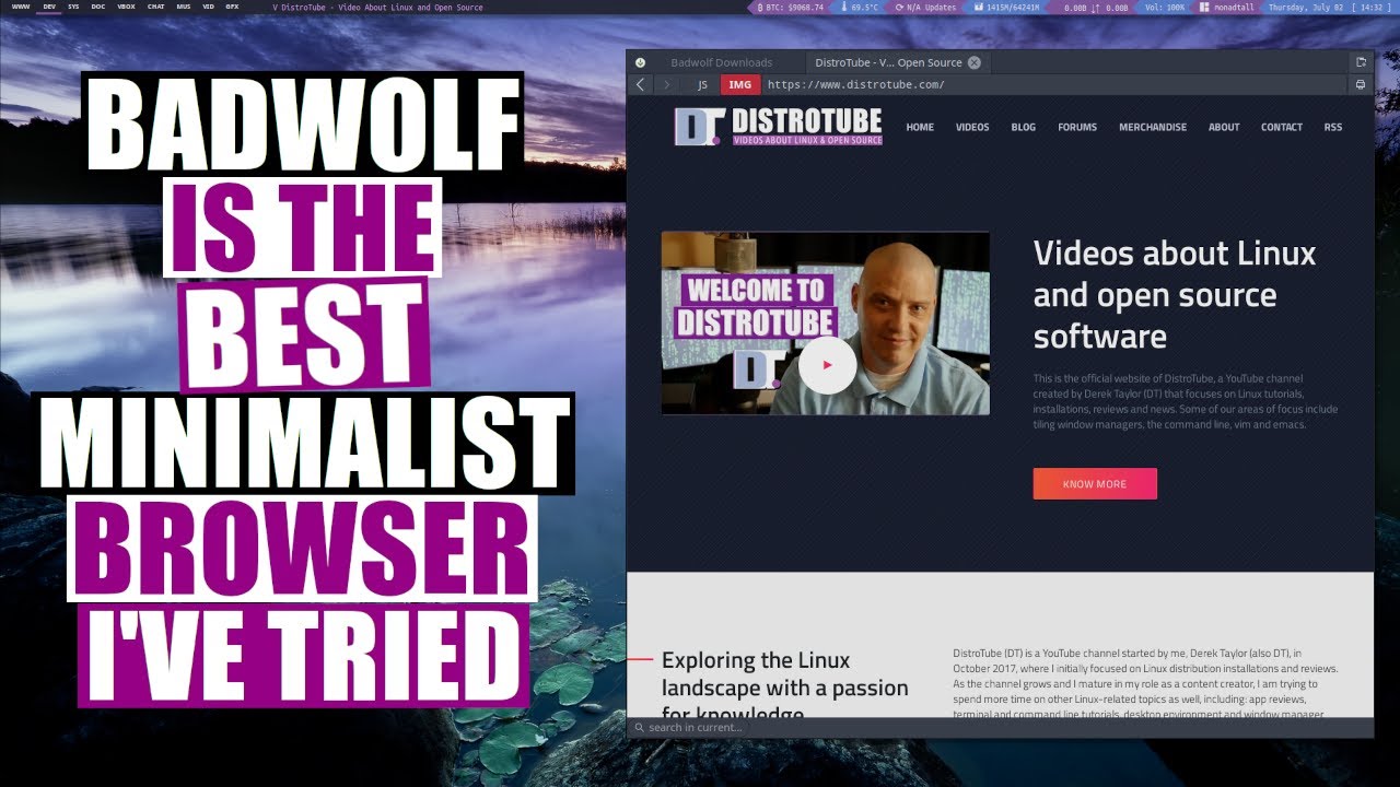 BadWolf Is A Minimal, Privacy-Oriented Web Browser
