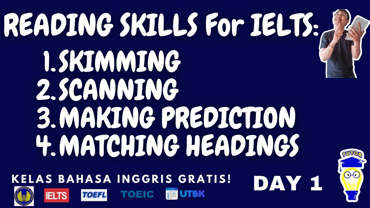 Belajar IELTS untuk Pemula : Contoh Soal Reading IELTS , Cara Menjawab Soal IELTS Reading (Day 1)