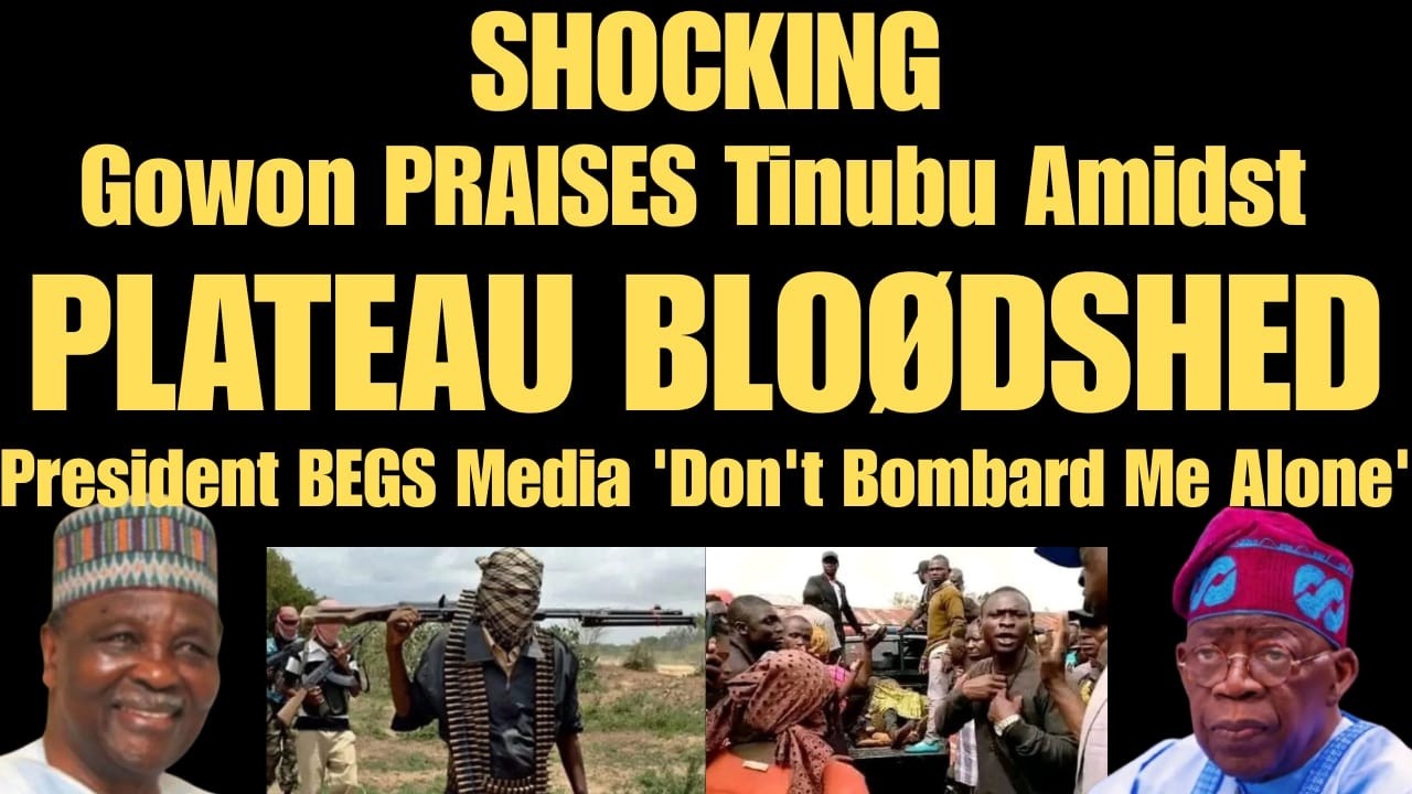 SHOCKING! Gowon PRAISE Tinubu Amidst PLATEAU BLOØDSHED, President BEGS Media 'Don't Bombard Me Alone