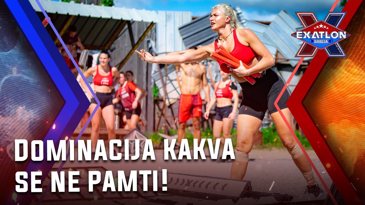Exatlon Srbija: Epizoda 5 | Dominacija kakva se ne pamti! Jedan tim je pregazio poligon!