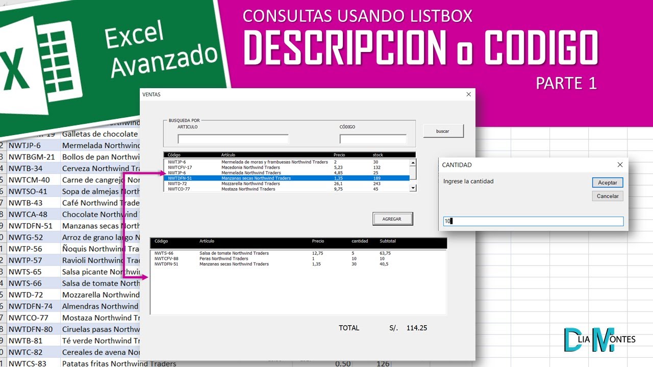 Como BUSCAR por dos campos y enviar datos de un LISTBOX a OTRO 💪 - [Parte 1]