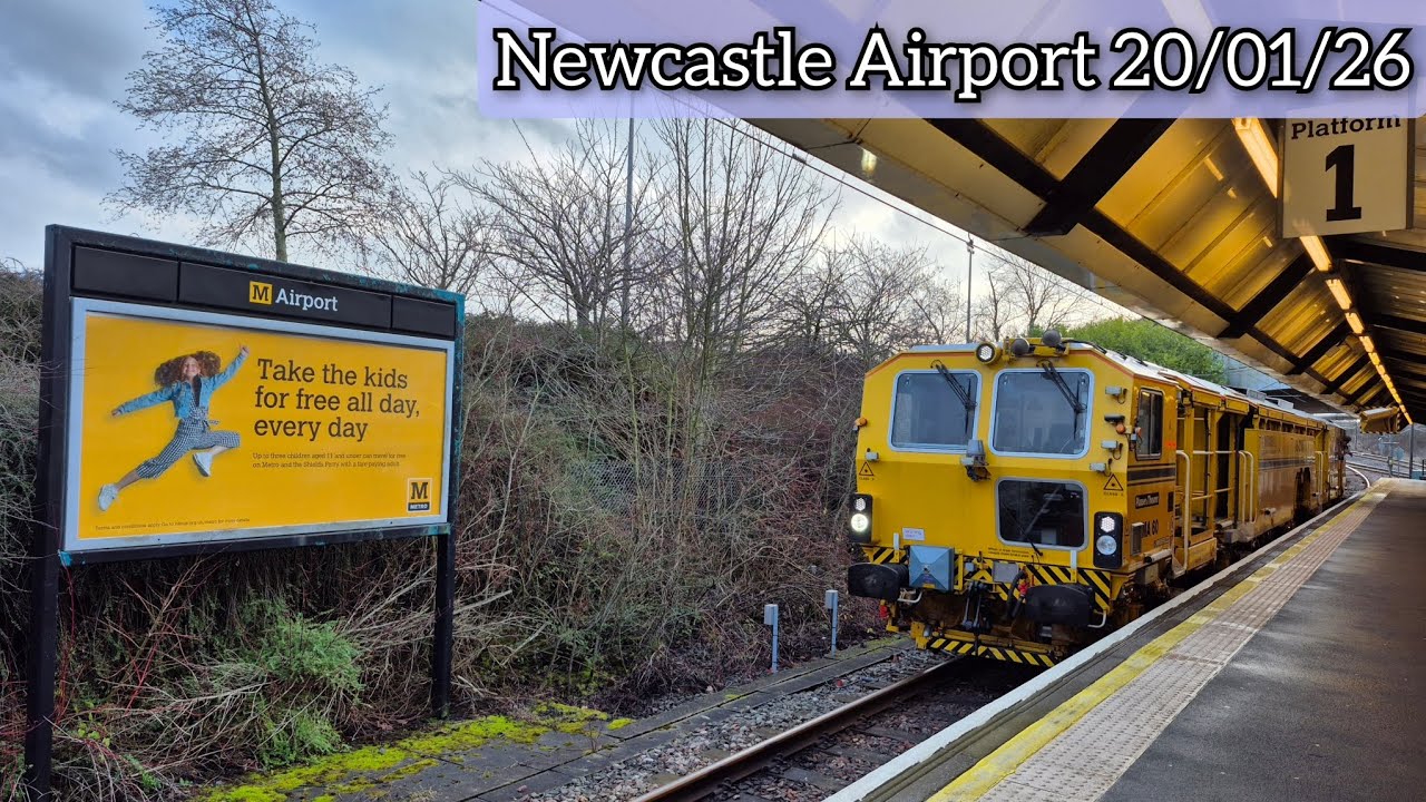 Nexus Rail Tamper MA60 | Trains at Newcastle Airport. | 20/01/26.