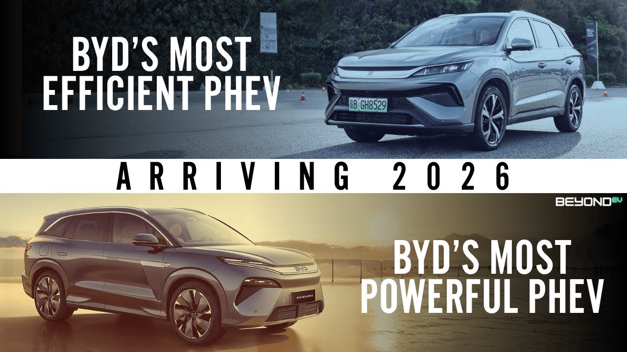 BYD Sealion 5 и Sealion 8 выйдут в 2026 году (возможно, BYD DM-I 5.0?)
