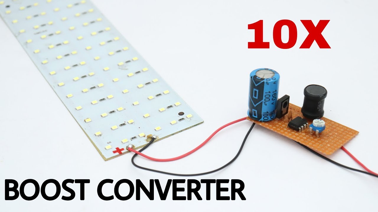 10x Boost Converter using 555 ic | how to make volt boost converter
