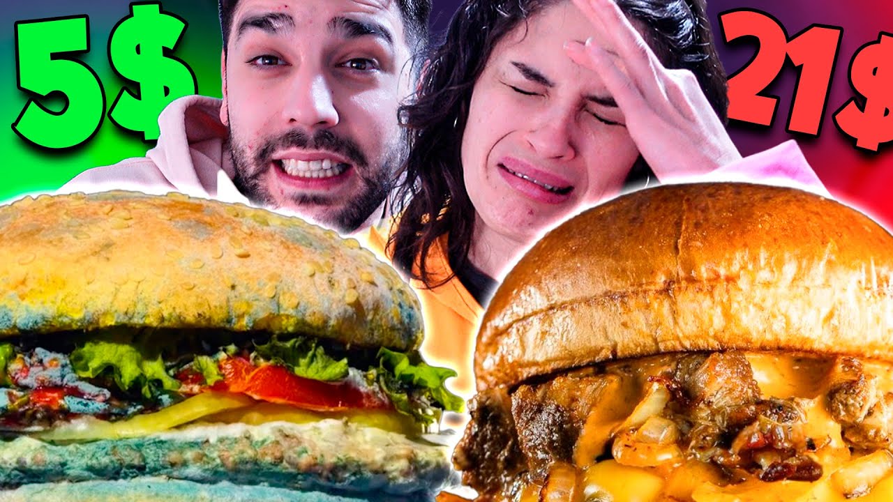 Hamburguesa Cara vs Barata de PedidosYa (vino cruda)