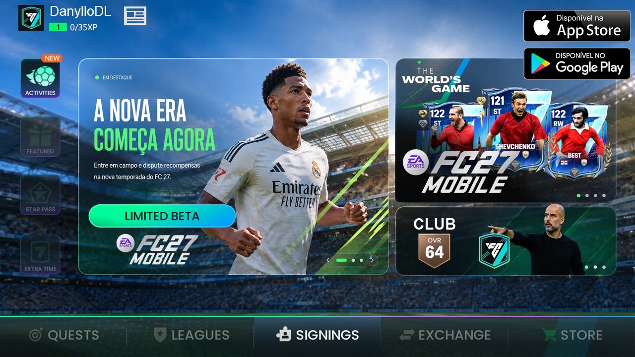 EA SPORTS FC 27 MOBILE OFICIAL  (ANDROID/iOS) GAMEPLAY MUDOU MUITO? NOVA BETA