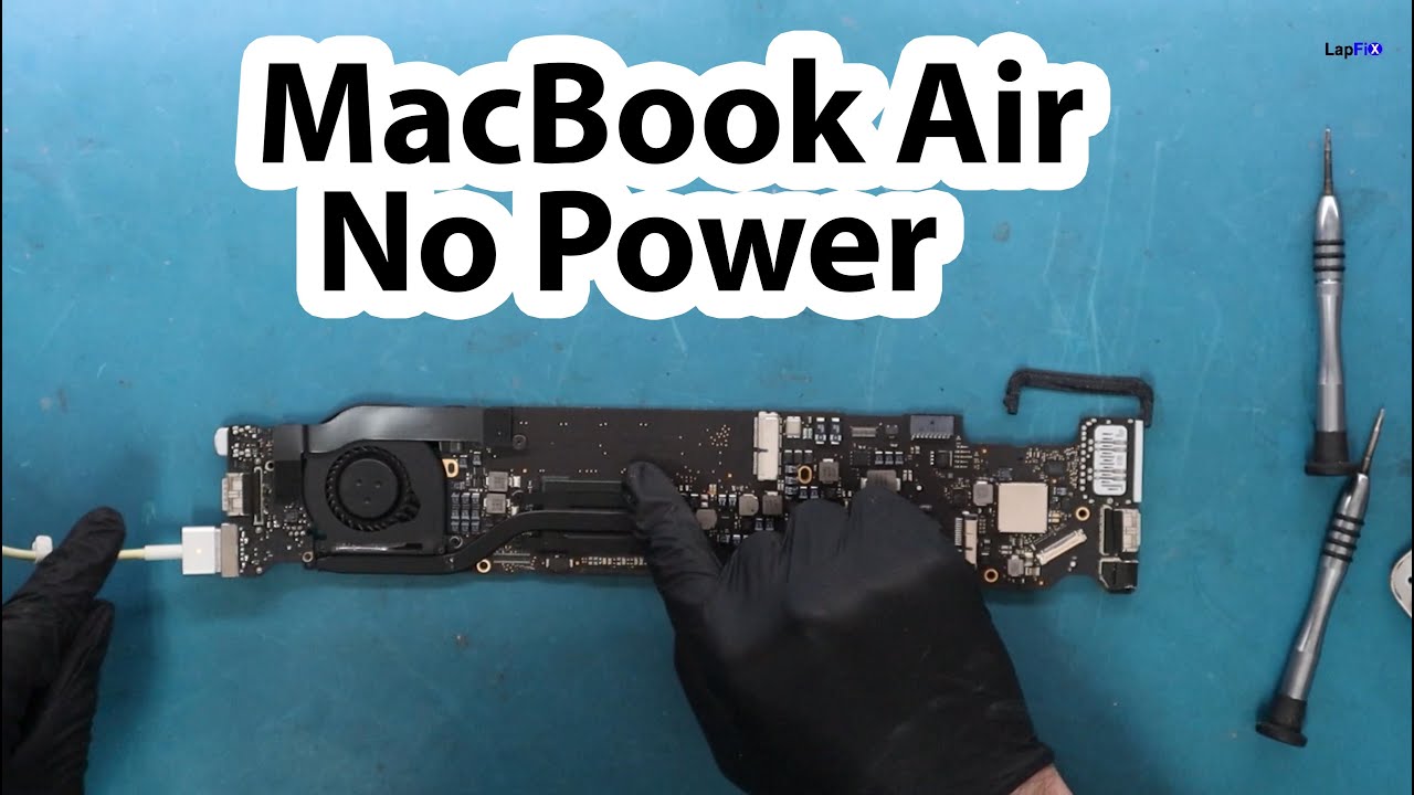 Ремонт MacBook Air A1466 с индикатором AC No Power