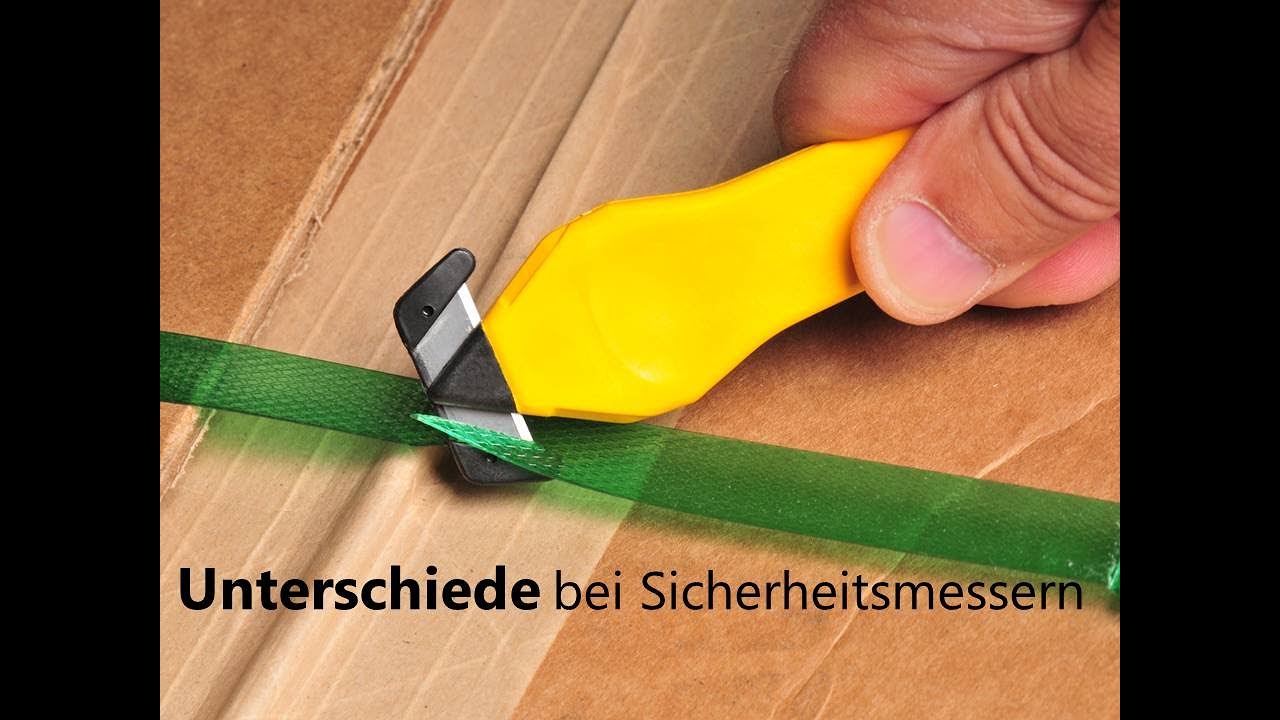 So unterscheiden sich Cuttermesser und Sicherheitsmesser