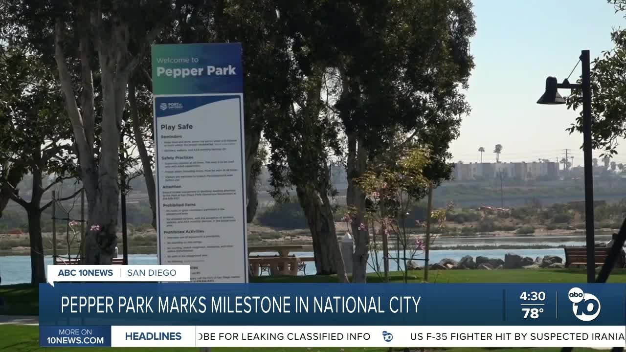 Открытие парка Пеппер стало важной вехой для Национал-Сити.