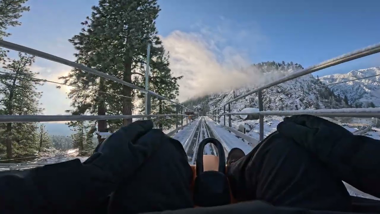 This Alpine Coaster Ride in Washington Is a MUST-TRY Winter Bucket List😱😱