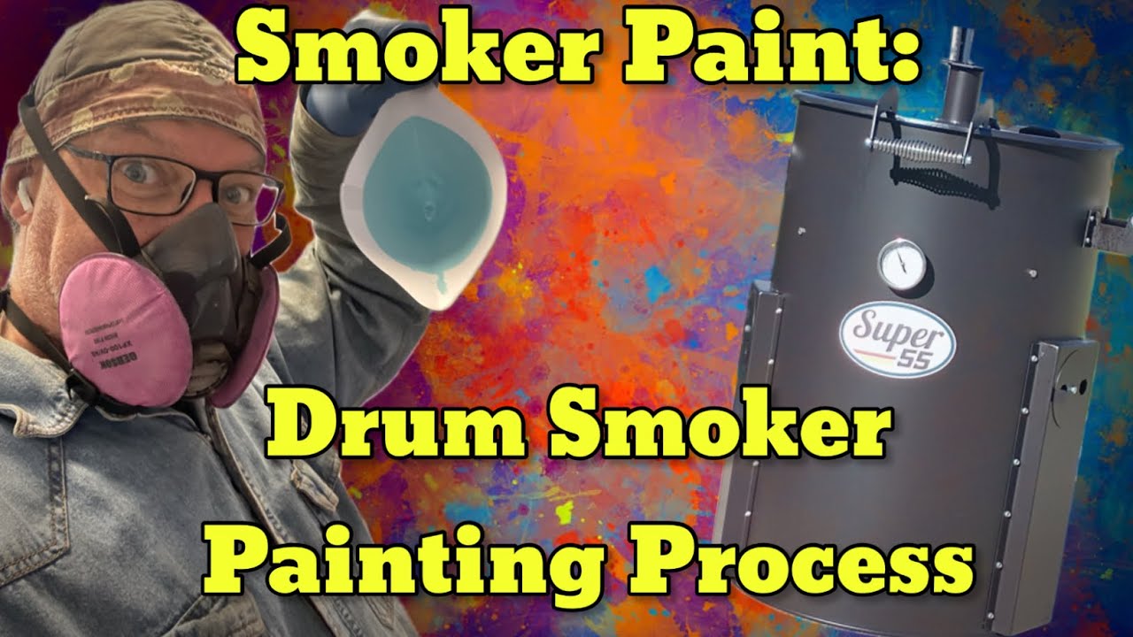Painting Smokers: My Drum Smoker Painting Process