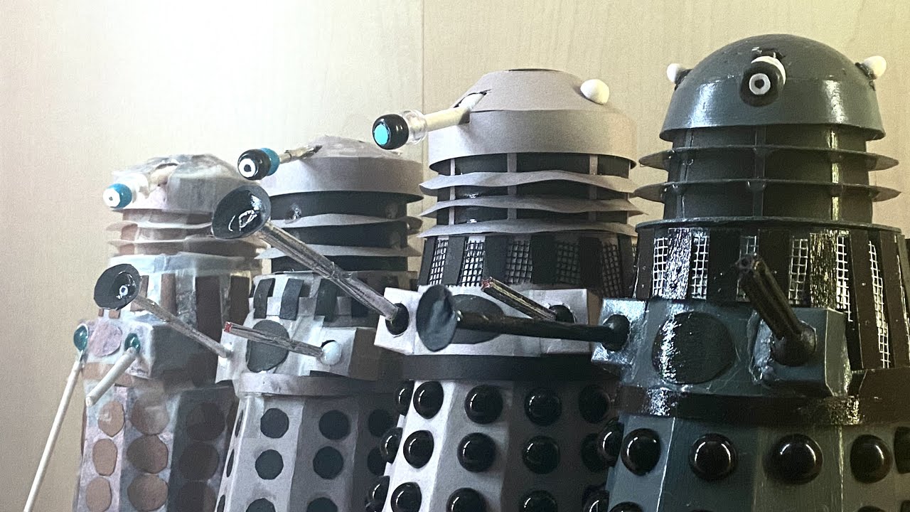 Ten Years of Refinement: Scratch-Built Custom Dalek Collection, 2013-2023