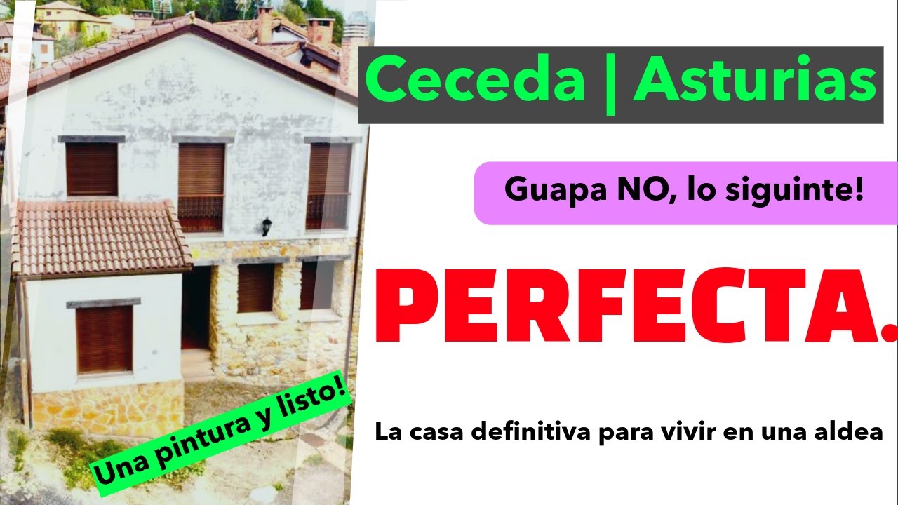 NO DISPONIBLE | CECEDA, Asturias | CASA de ALDEA | Lista para entrar a vivir y MUY BIEN REFORMADA!