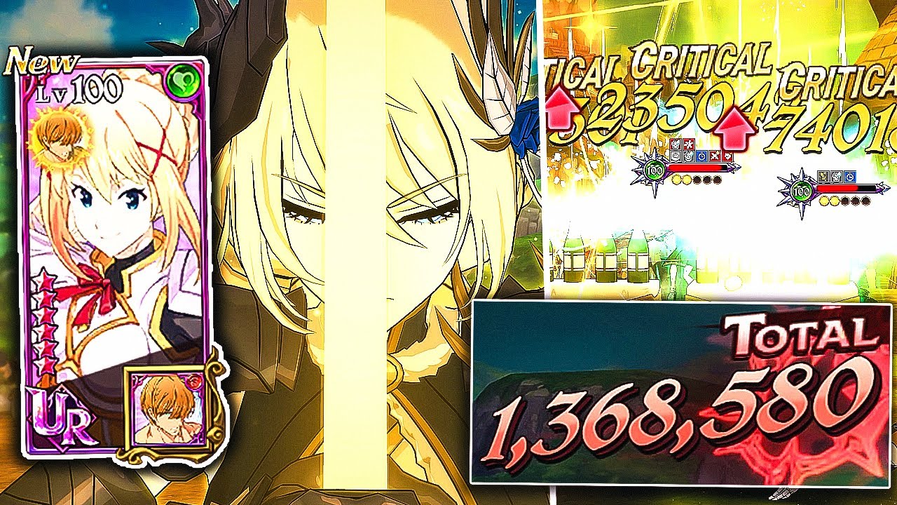 ЛЮДИ ТАК СЛОМАНЫ!! КОМБО LR BRUNHILD + DARKNESS GOD TIR DPS ТАНК!! [7DS: Grand Cross]