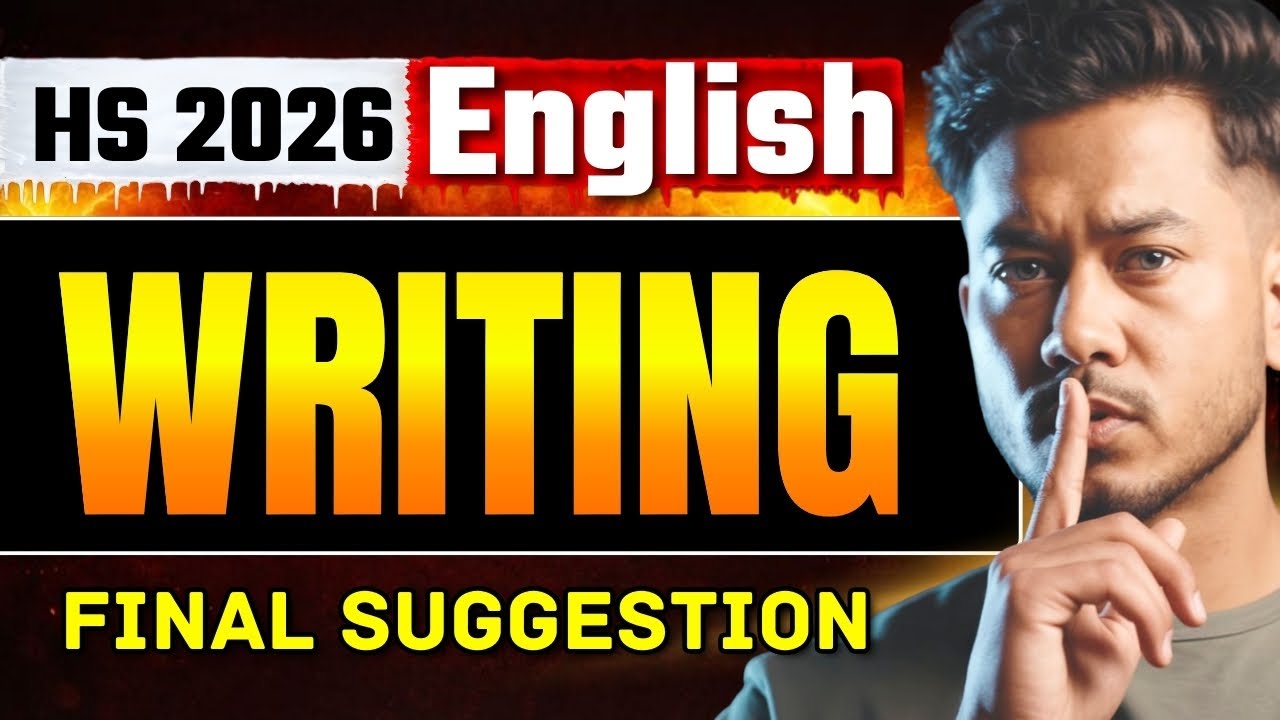 HS 2026 English Writing 🚨|Last-Minute Suggestion | না দেখলে নম্বর কাটবেই | Class 12 Sem 4