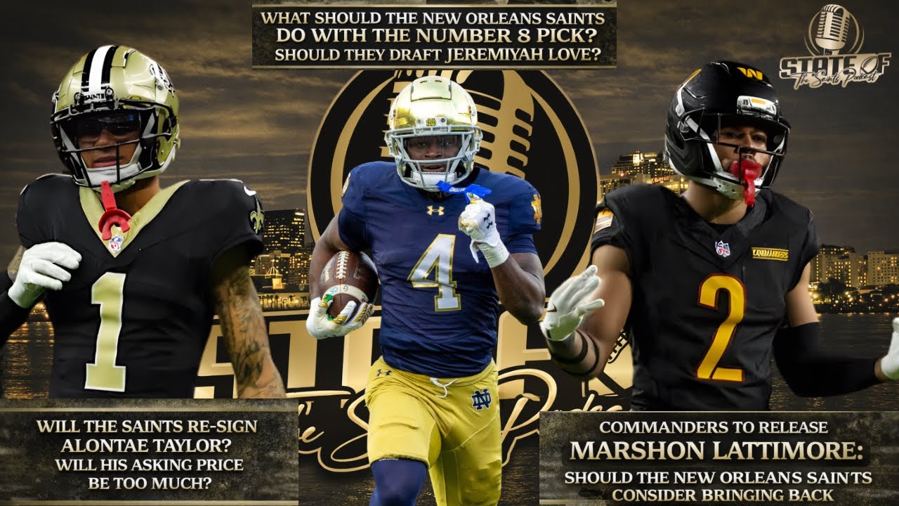 State of the Saints Podcast: 2026 NFL Combine Takeaways, Pick #8 Strategy