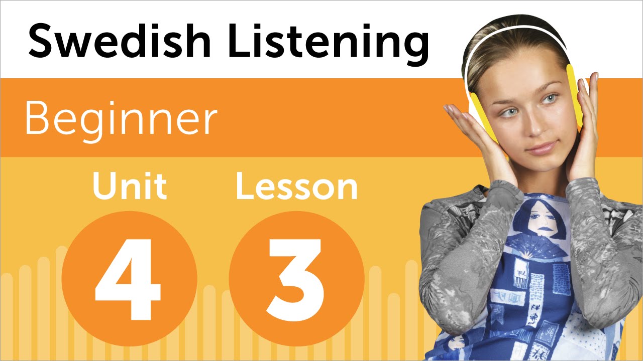Swedish Listening Practice - Renting a DVD in Sweden