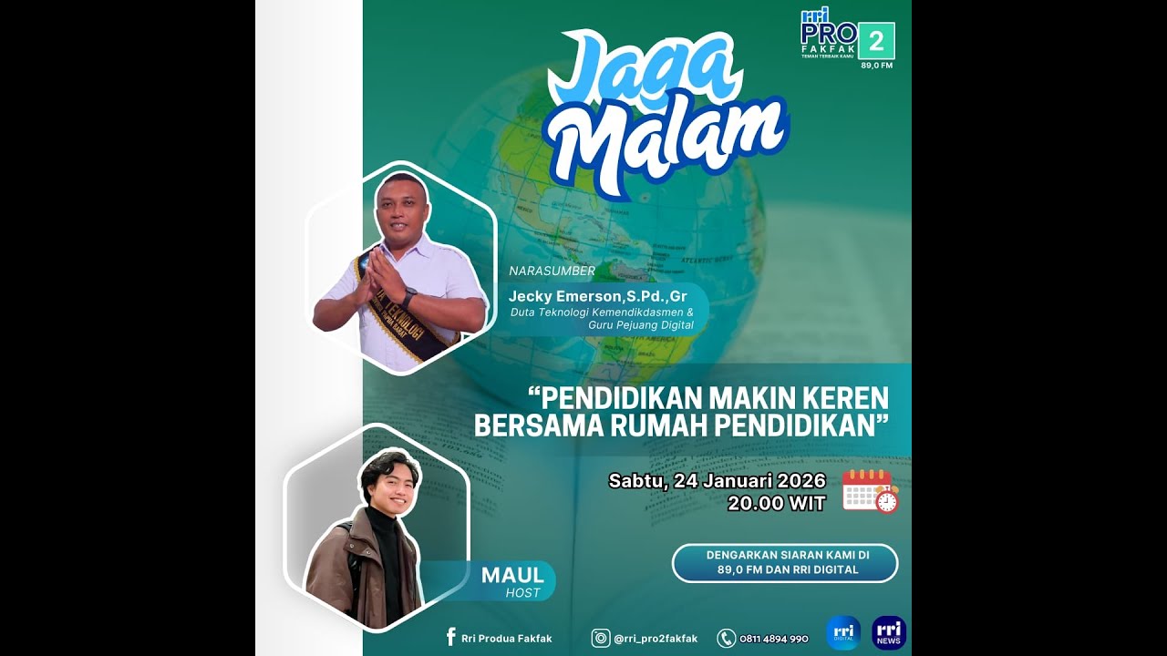 JAGA MALAM PRO 2 : PENDIDIKAN MAKIN KEREN DENGAN RUMAH PENDDIKAN