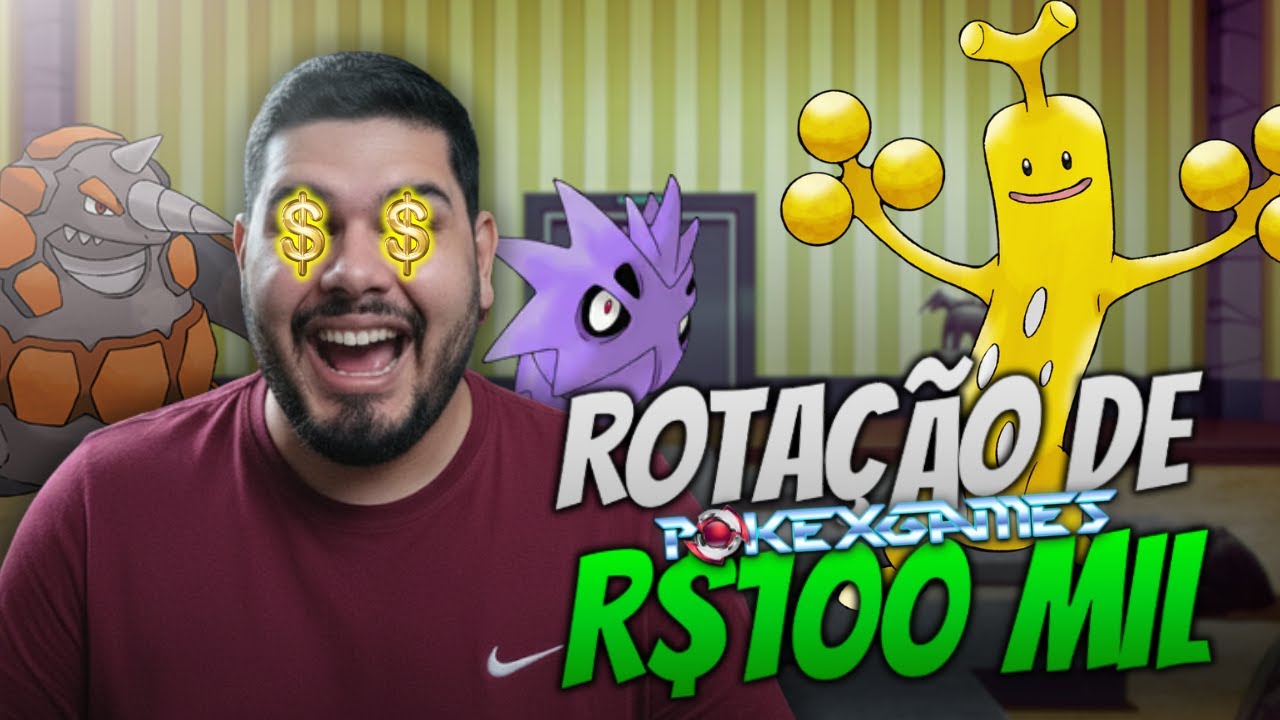 A Rotação MAIS CARA do PokéxGames? Clã Orebound Completo! (Vale 100 Mil Reais?)