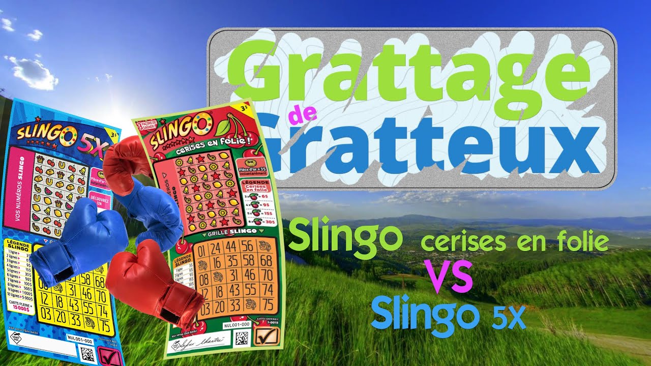 Combat Slingo Cerise en folie VS Slingo 5X | Grattage de Gratteux #049 ⭐