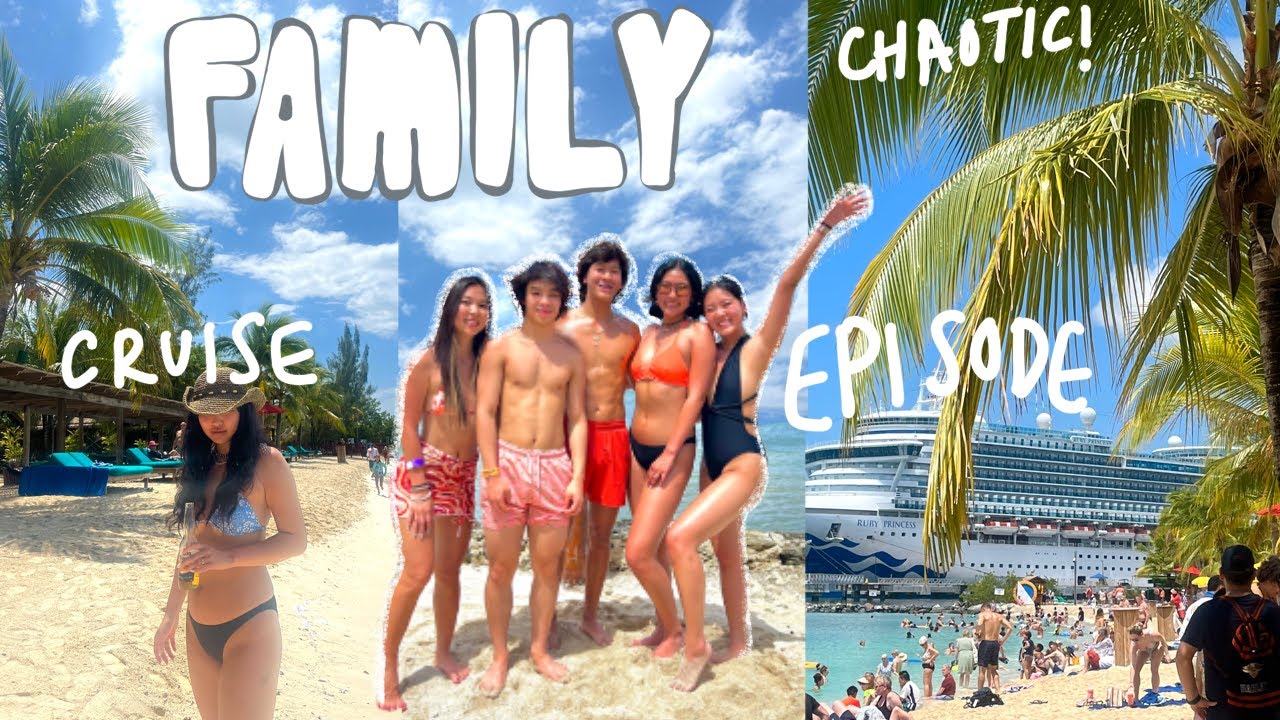 Modern (asian) Family ON DECK | CHAOTIC family cruise vlog
