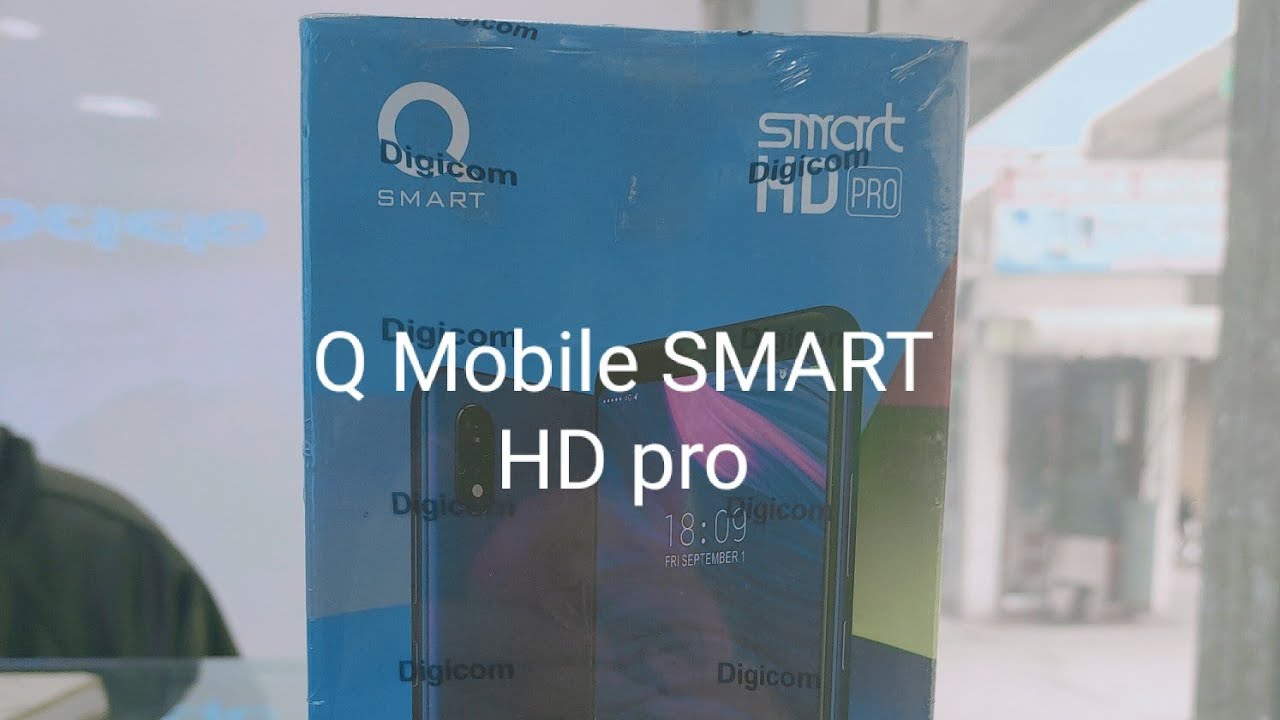 Q mobile smart Hd pro unboxing