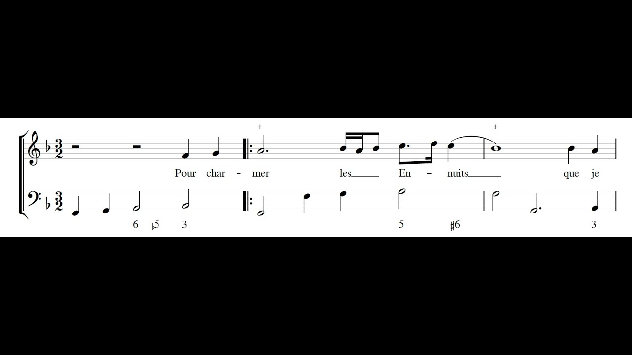 HONORÉ D'AMBRUIS: Pour charmer les ennuits PDF SCORE