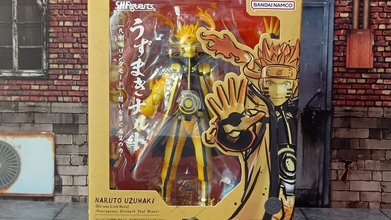 Ulasan SHF Naruto Uzumaki (Kurama Link Mode) - Courageous Strength That Binds #naruto #shfiguarts