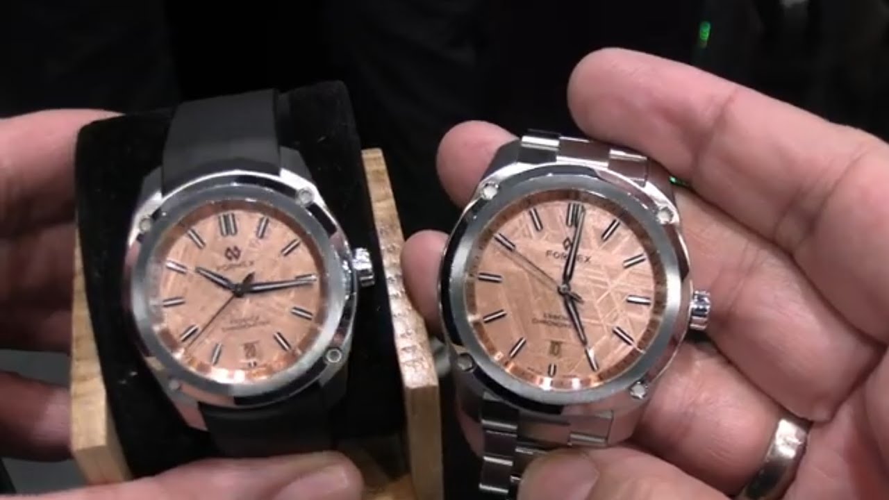 Talking about the latest watches from Formex at Watchtime Dusseldorf