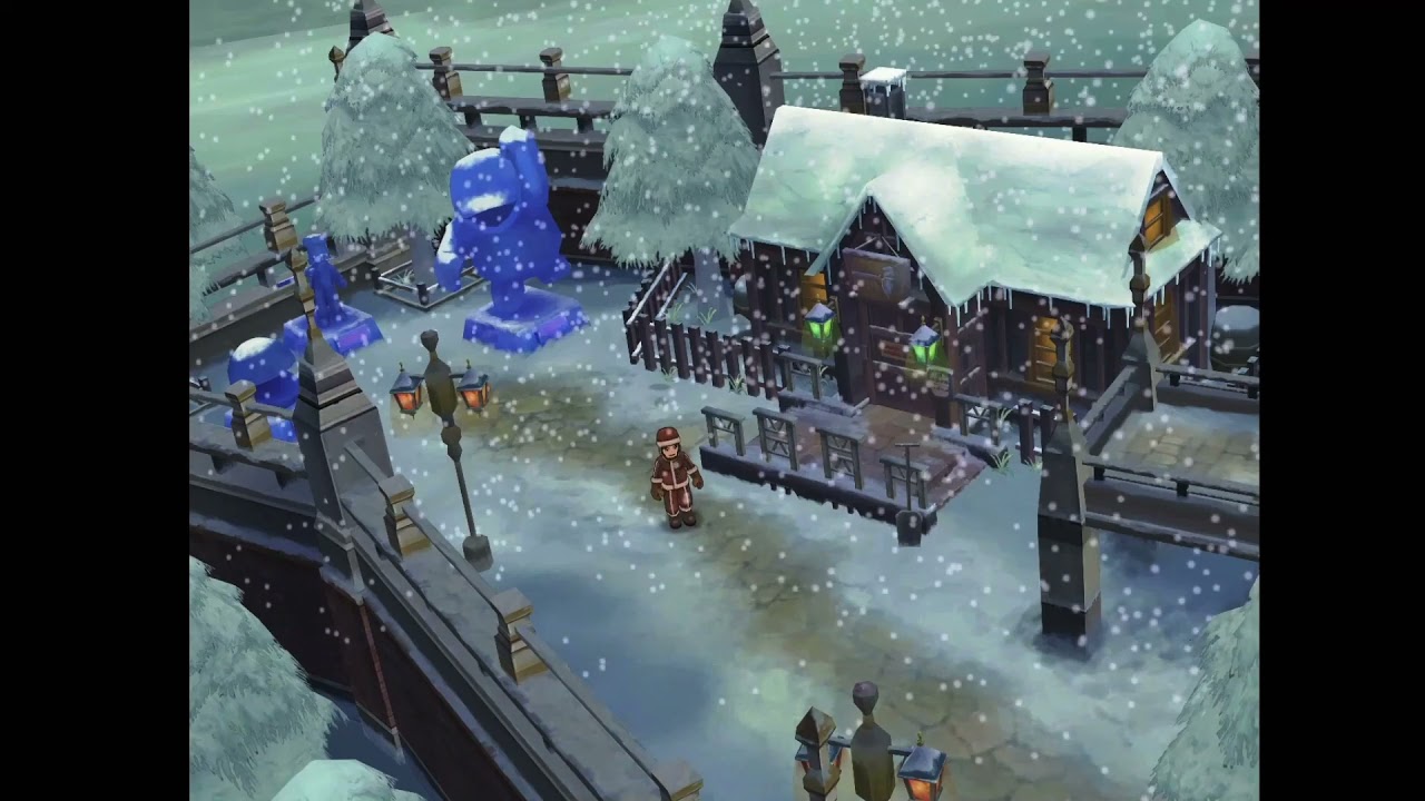 Tales of Symphonia: Snow day ambience in Flanoir ~ 1 hour (reupload)