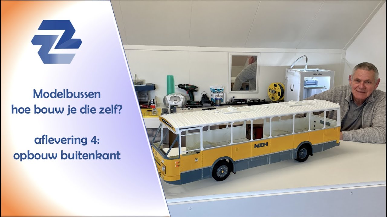 Modelbussen hoe bouw je die zelf? - aflevering 4: opbouw buitenkant