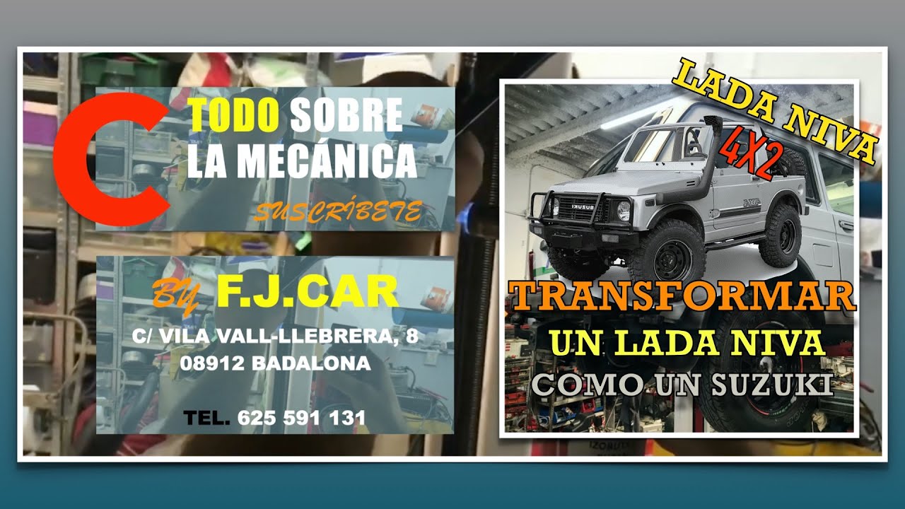 Convertir tu Lada Niva en un Suzuki Samurai 4x2 por poco dinero @carlosnivamania