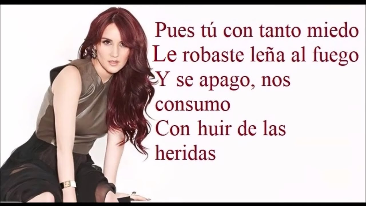 NI CENIZAS NI DOLOR (Letra) DULCE MARIA