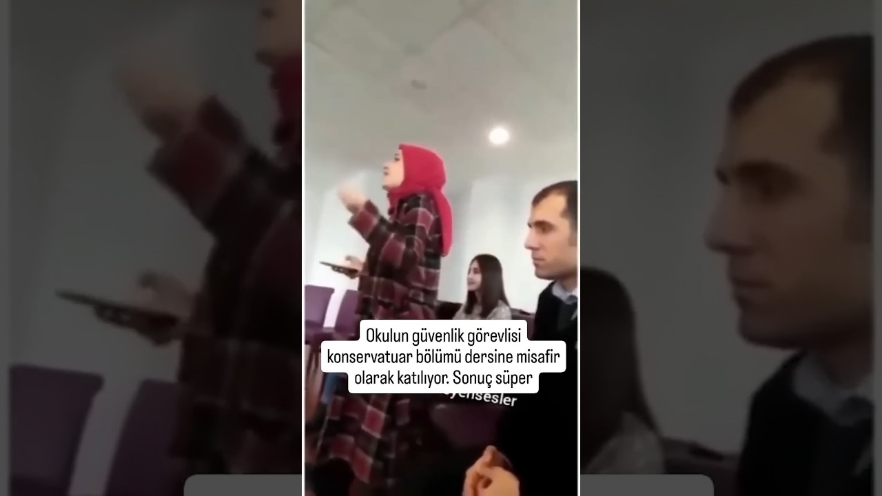 KONSERVATUARIN GÜVENLİK GÖREVLİSİ ÖYLE BİR İCRA YAPTI Kİ  DİNLEYİCİLERİN  TAKDİRİ TOPLADI 🌹PAYLAŞ🥀