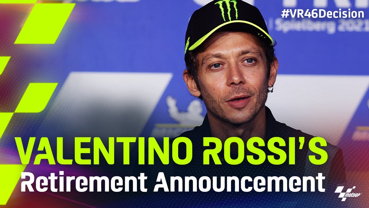 Valentino Rossi is retiring 🥺