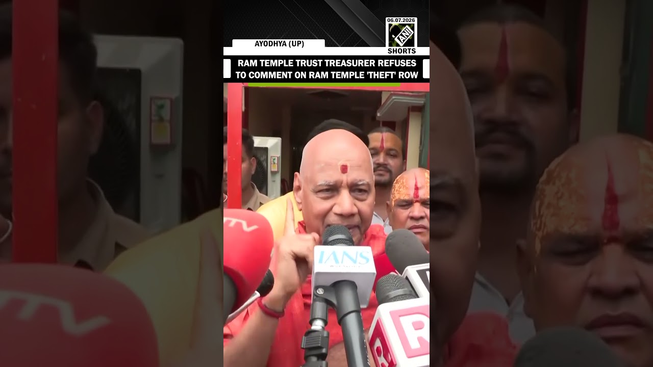 Ram Mandir Donation Row: Treasurer Govind Giri refuses to comment on Ram Temple 'theft' row