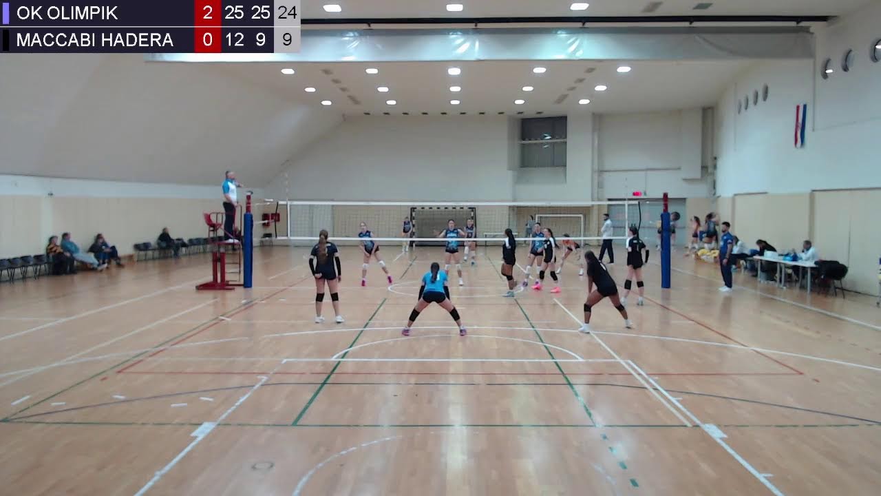 12.2.2026. MEVZA JUNIOR CLUB CHAMP., POOL D (W),   OK Olimpik (CRO) - Maccabi Hadera (ISR)