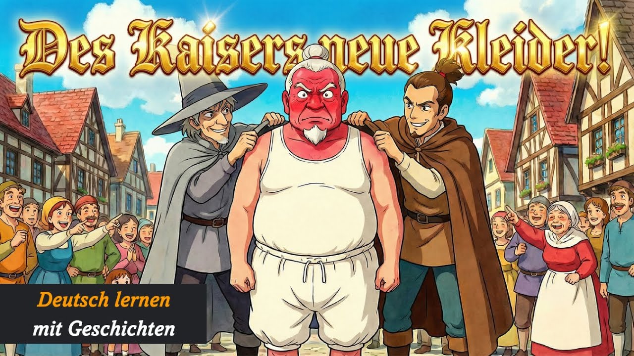 Deutsch lernen mit Geschichten | Des Kaisers neue Kleider | Slow & Easy German