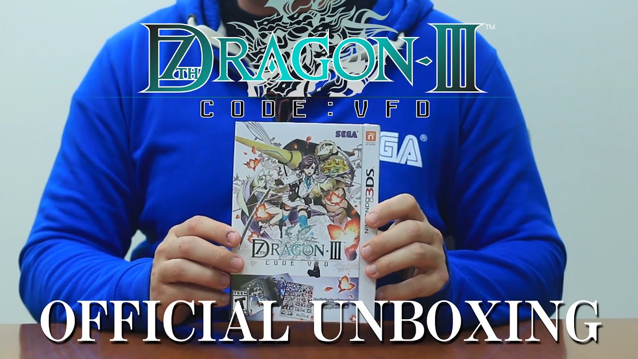 Official 7th Dragon III Code: VFD Unboxing