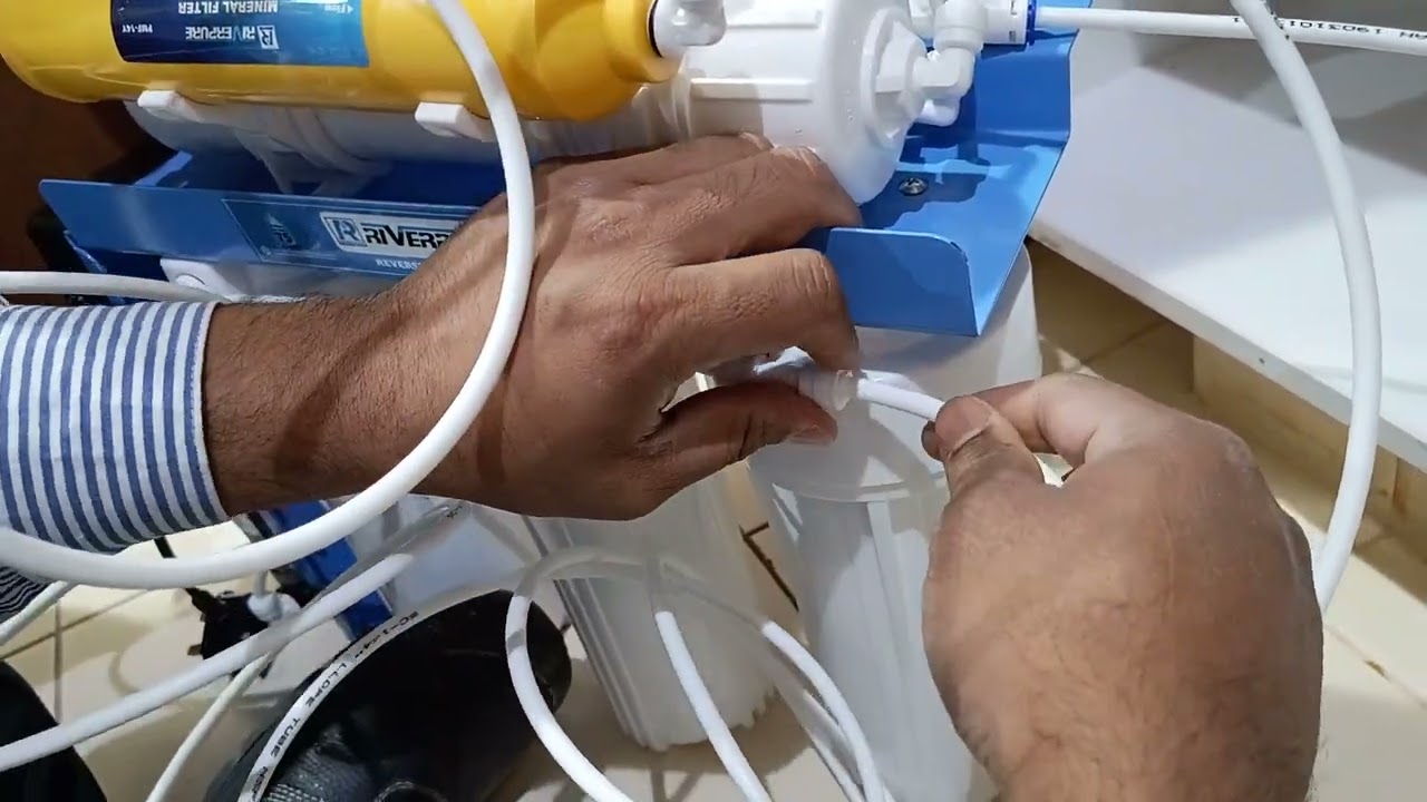 RO filter/جديد تركيب فلتر مياه #maintenance #saudiarabia #installation #unboxing #drinkingwater