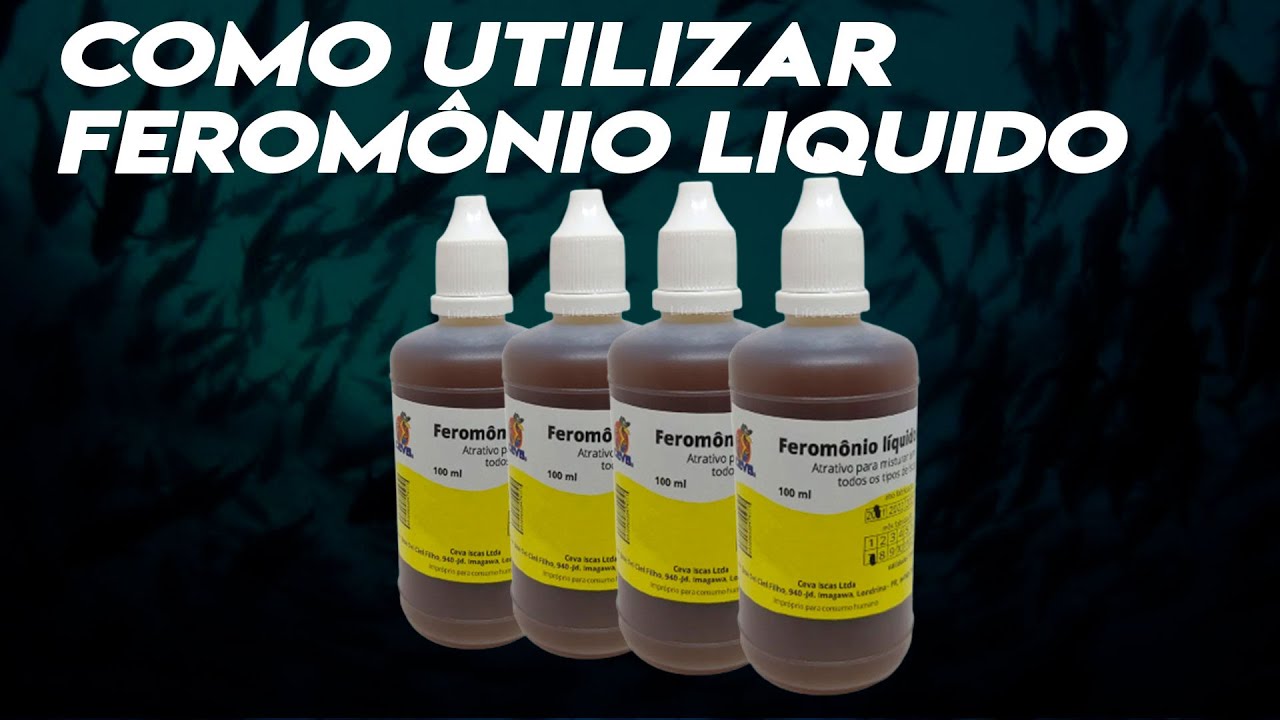 COMO UTILIZAR FEROMÔNIO LIQUIDO (ATRATIVO PARA PEIXES)