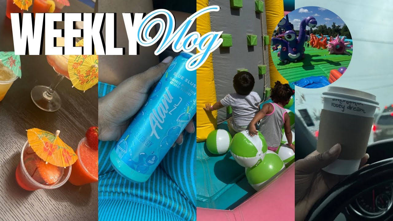 WEEKLY VLOG: big bounce america + diy cocktail night + resha roulette + E.R. visit + cinco de mayo