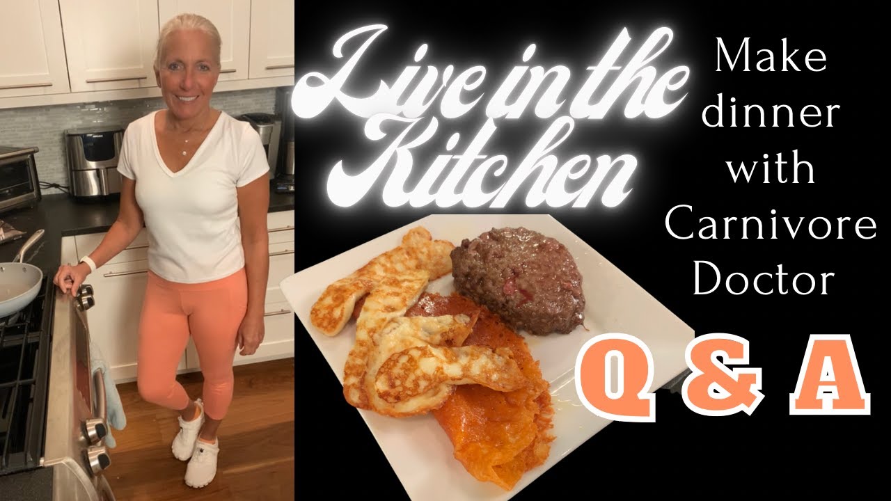 DEALING W CRAVINGS when giving up our favorite foods - Making Dinner Q&A w CarnivoreDoctor