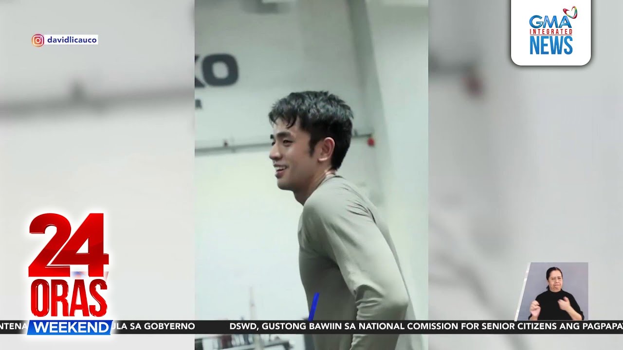 David Licauco, training para sa isang global indoor fitness competition | 24 Oras Weekend
