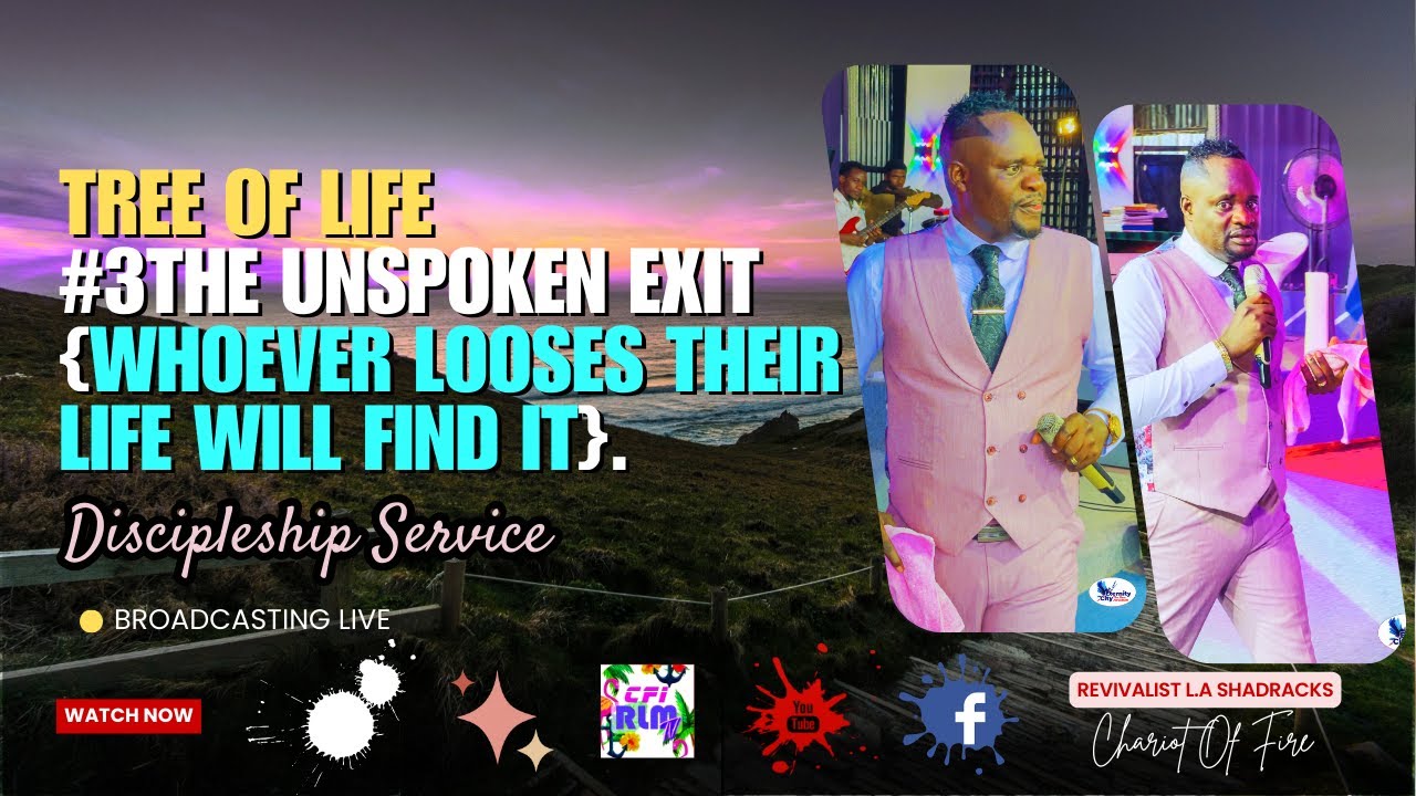 | TREE OF LIFE #3THE UNSPOKEN EXIT{ WHOEVER LOOSES THEIR LIFE WILL FIND IT}